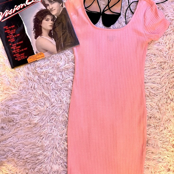 Peach Midi Dress - Picture 3 of 5